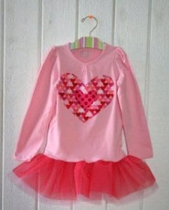 Girl's Valentine's Tutu Skirt Free Sewing Tutorial