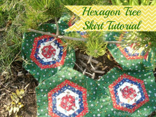 Hexagon Christmas Tree Skirt pattern