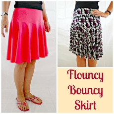 The Flouncy Bouncy skirt free pattern
