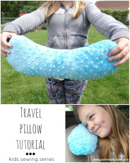 Travel pillow tutorial