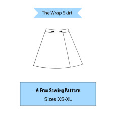 Simple wrap skirt pattern