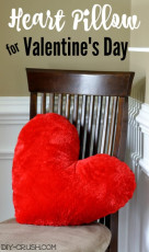 Free Valentine’s Heart Pillow Sewing Pattern