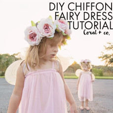 DIY Chiffon Fairy Dress