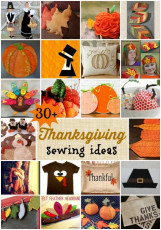 30+ Thanksgiving sewing ideas