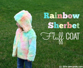Making A Rainbow Sherbet Fluff Coat