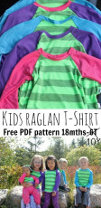 How to Make Raglan Shirt for Kids