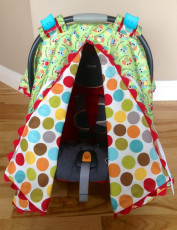 FREE Tutorial for Car Seat Canopy