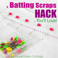 Sewing Tips: Batting Scraps HACK You'll Love!