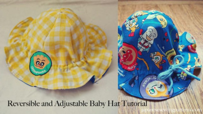 Reversible Baby Hat FREE Pattern and Tutorial