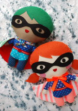 Superhero Soft Toy Free Sewing Pattern