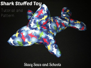 EASY Stuffed Shark Toy FREE Pattern and Tutorial
