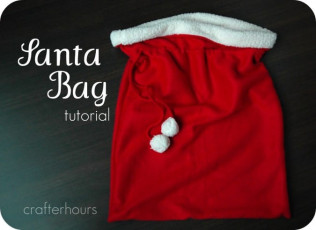 Santa Bag FREE Sewing Tutorial