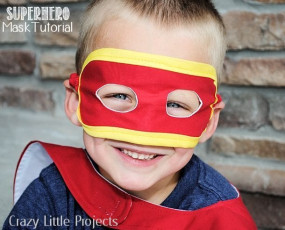 Superhero Mask FREE Pattern and Tutorial