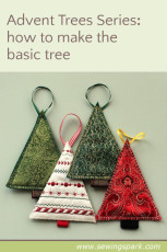Advent Trees Decoration FREE Sewing Pattern and Tutorial