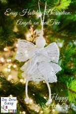 Angels On The Tree, Easy Christmas Decoration
