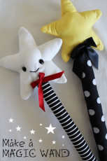 Star-topped Wand FREE Sewing Pattern and Tutorial