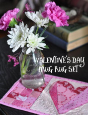FREE Pattern and Tutorial: Valentine's Day Mug Rug