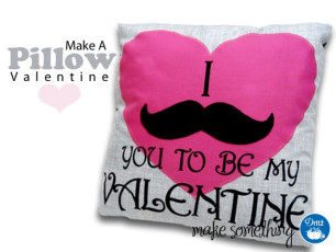 Valentine’s Day Pillow FREE Sewing Tutorial