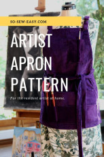 Artist Apron Pattern For The Resident Artist at Home