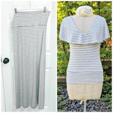 FREE Tutorial: How to Make a Flouncy T-Shirt from a Maxi Skirt