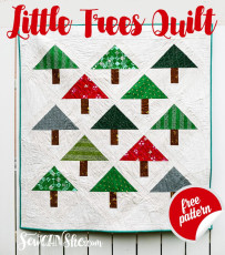 Little Trees Quilt Free Tutorial