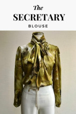 The Secretary Blouse FREE Sewing Pattern and Tutorial