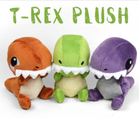 T-Rex Plush FREE Sewing Pattern and Tutorial