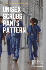 Unisex Scrubs Pants FREE Pattern