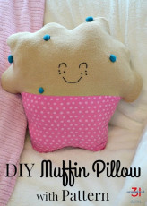 DIY Muffin Pillow FREE Sewing Tutorial