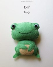 DIY Frog FREE Sewing Pattern and Tutorial