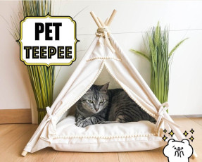 DIY Pet Teepee FREE Tutorial