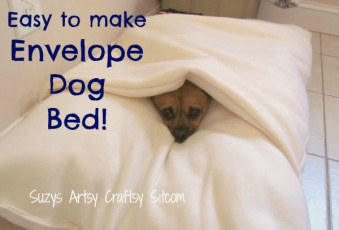 Envelope Dog Bed FREE Sewing Tutorial