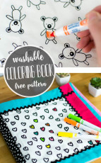 Washable Coloring Book FREE Sewing Tutorial