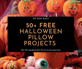 50+ FREE Halloween Pillow Projects