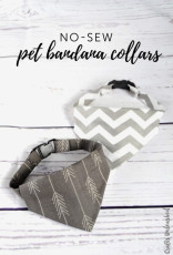 No-Sew Pet Bandana Collars