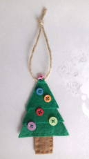 Felt Tree Ornament FREE Sewing Pattern and Tutorial