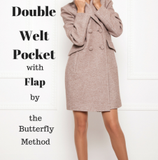 Double Welt Pocket with Flap by the Butterfly Method