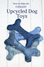 Upcycled Dog Toys FREE Sewing Pattern and Tutorial