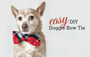 Easy DIY Doggie Bow Tie FREE Sewing Tutorial