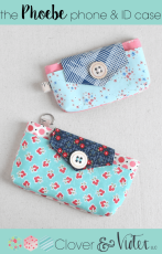 Phoebe Phone and ID Case FREE Sewing Pattern and Tutorial