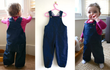 Toddler Dungarees FREE Sewing Pattern
