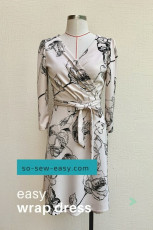 The Easy Wrap Dress FREE Sewing Pattern