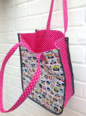 Instamatic Tote Bag FREE Sewing Pattern and Tutorial