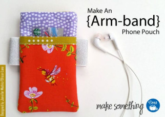 Arm-band Phone Pouch FREE Sewing Tutorial