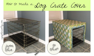 Dog Crate Cover FREE Sewing Tutorial