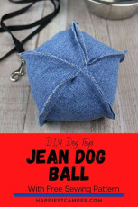 Jean Dog Ball Free Sewing Pattern