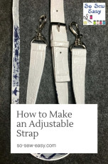 How To Make An Adjustable Strap For Any Bag