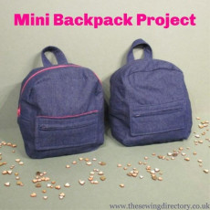 Mini Backpack Project FREE Pattern and Tutorial