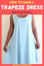 Trapeze Dress FREE Sewing Pattern and Tutorial