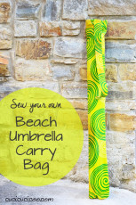 Beach Umbrella Carry Bag FREE Sewing Tutorial